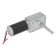 Schneckengetriebemotor, Gleichstrom, selbsthemmend, Mini-Getriebe, Untersetzungsgetriebe, elektrisch, 24 V, 260 U/min
