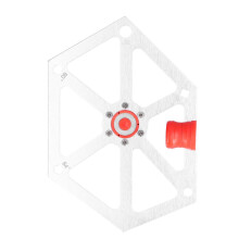 Winkelmesser für Holzbearbeitung, Sechskant, magnetisch, Aluminiumlegierung, Tischkreissägenverstellung, Silber