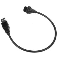 Waterdichte USB-connector IP67 MICRO USB vrouwelijk/2.0 mannelijk met kabelaansluiting E10MCTFF/U2AM (0,3 meter)