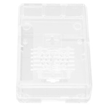 Gehäuse für Raspberry Pi 4 Modell B, ABS-Gehäuse, Mikrocomputer-Kühlgehäuse mit rutschfester Matte