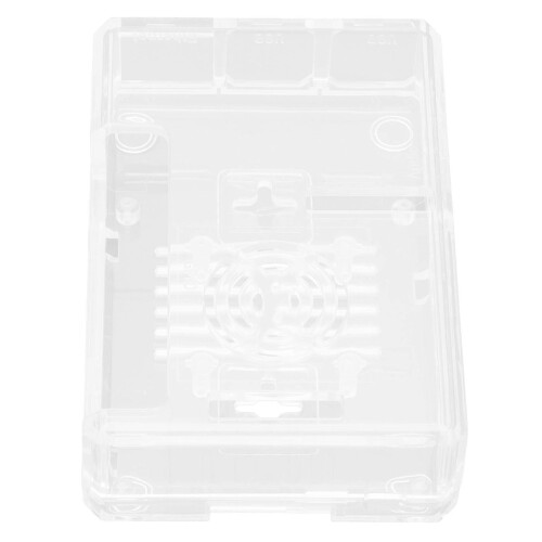 Behuizing voor Raspberry Pi 4 Model B ABS-behuizing voor microcomputerkoeling met antislipmat