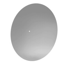 Acryl draaitafelmat vermindert ruis, verbetert de geluidskwaliteit, antistatische slipmat voor LP-platen (12 inch), transparant.