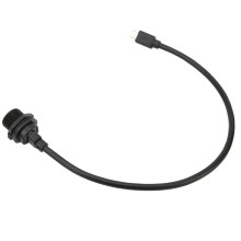 Waterdichte USB-connector IP67 MICRO USB vrouwelijk/mannelijk met kabelaansluiting E10MCTFF/MCAM (0,3 meter)