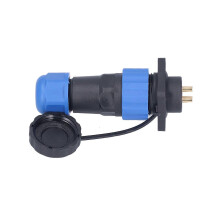 Waterdichte stekkerdoos, vierkante luchtvaartstroomconnector, aansluitklemadapter AC 380V SP204-pins
