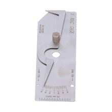 Jauge de soudage pour acier inoxydable simple, outil de mesure de soudure en pouces pour inspection par contre-dépouille (système métrique VWAC)