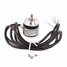 ABZ-Encoder-Inkremental-Drehstrommotor mit 6 mm Vollwelle und Getriebe, DC5-24VC38S6G5-2000Z
