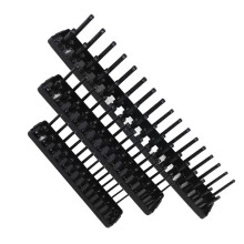 3-teiliges Steckschlüssel-Halterungsset (1/4 Zoll, 3/8 Zoll, 1/2 Zoll), schwarz, multifunktional, für Werkzeugkästen