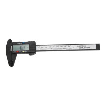 Elektronische digitale schuifmaat 0-150 mm, koolstofvezelcomposieten, digitale schuifmaat met lcd-scherm