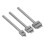 3Pcs Leather Perforated Tool Silver Tooth Durable Quick Easy DIY Leather Craft Tool Kits5mm 1