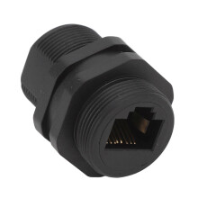 Wasserdichter RJ45-Kupplungs-Ethernet-Stecker für Starlink-Ethernet-Kabelverlängerungsadapter (Buchse auf Buchse) für Cat5e-Kabel
