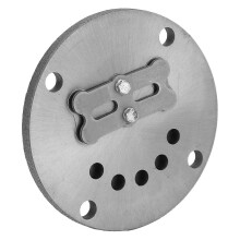 Ventilplatte aus Stahlmaterial, hochpräzise Zylinder-Luftpumpenzubehör, Ersatzbohrung 90
