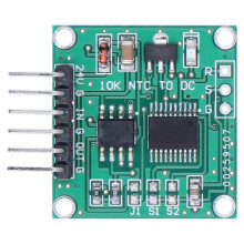 Module convertisseur de tension NTC à conversion linéaire de thermistance en module transmetteur de tension et de température pour la conversion