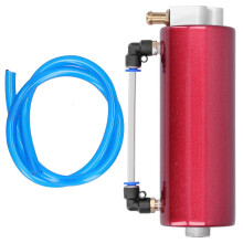 Universele olieopvangtankset met olieleidingbeugel, klemmen, schroefmoerconnector (rood)