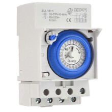 SUL181h DIN-rail analoge mechanische timerschakelaar 30 minuten programmeerbaar AC110V-230V 24-uurs timer S-editie 1031