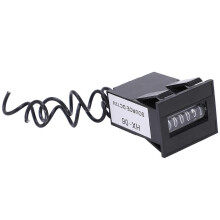 Elektromagnetischer Zähler, 6-stellig, elektronischer Industrie-Totalizer ohne Löschfunktion LY‐0612V