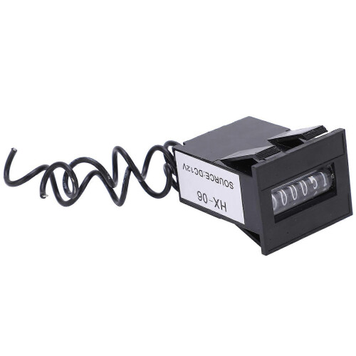 Electromagnetic Counter 6 Digits Electronic Industrial Totalizer with No Clear Function LY?0612V