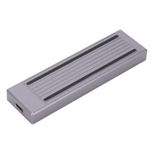 Type C SSD Enclosure Portable 10Gbps USB3.1 Gen2 M.2 NGFF Solid State Drive Enclosure With RGB Lighting for 2230 2242 2260 2280 (Not Inclube Hard Di