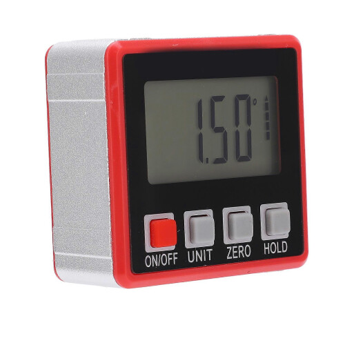 Elektronische LED digitale gradenboog 4x90¡ã hellingsmeter draagbare hoekmeter voor bouwconstructie