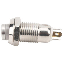 8-mm-Momentan-Drucktaster, wasserdichter Drucktaster-Startschalter mit Leuchte, 3 V, weiß