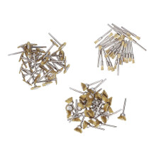 Set van 90 messing draadborstels voor metaalslijpen, accessoires voor roterend gereedschap