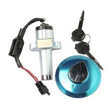 Per CB125 CB CG XL 125 CB125F Moto Interruttore di accensione Tappo serbatoio carburante Coperchio serratura sella Set chiave - Buono