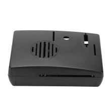 Behuizing van ABS-kunststof voor Raspberry Pi 3B 3B+ model K met 3007 koelventilator (zwart)