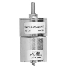 Elektromotor mit Mikrodrehzahlreduzierung, geräuscharm, poröses Lager, Maschinenzubehör, DC 12VZGA37RG 110R-12V