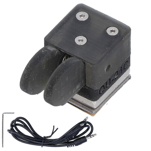 CW Key Dual Paddle Automatic Electric Magnetic Absorption for Shortwave Radio Morse Code 2