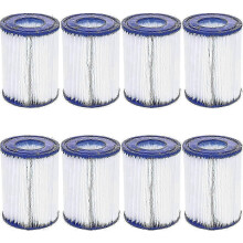 Cartouches filtrantes de rechange pour pompes de piscine Bestway - Lot de 8