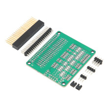 Testbord LED IO-poortadapter sensorconvertermodule DC 3,3V 5V voor Raspberry Pi