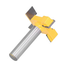 Surfacing Router Bit 4 Flute Tipped Slab Flattening CNC Woodworking Milling Cutter Planing Tool1/2in Shank