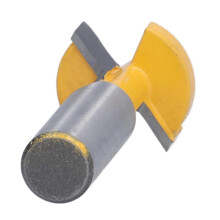 T Track Slotting Cutter Straight T Slot Router Bit Wood Groove Milling Cutter Tools 1/2in Shank