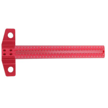 T-Winkel-Lineal aus Aluminiumlegierung, abnehmbar, für Holzbearbeitung, Kunstrahmen, Zeichenarbeiten, 300 mm