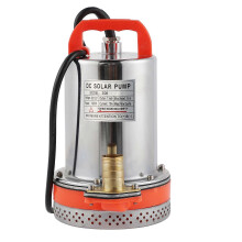 Dompelpomp met kleine accu en zonne-energie voor zwembadreiniging, 8 meter opvoerhoogte, 2,1 meter gelijkstroomkabel.