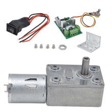 6V Getriebemotor DC Turbo Schneckengetriebe Mini-Drehzahlreduzierungs-Elektromotoren mit Regler JGY3706V100RPM