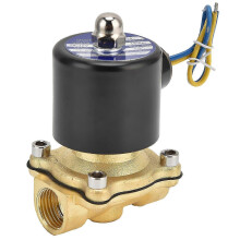 2W‑160‑15 G1/2 in Solenoid Valve Brass Normally Closed Electric Solenoid Valve for Water Air GasDC12V