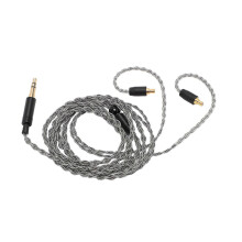 Oordopjeskabel 1,2 m, verzilverd koper, 3,5 mm stereostekker, vervangingskabel voor IE100 Pro, IE400 Pro en IE500 Pro