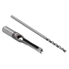 Vierkante gatenboor van snelstaal, scherp, slijtvast, duurzaam, geschikt voor houtbewerking (10 mm)