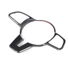 Embellecedor del marco del volante de fibra de carbono, repuesto para Mercedes-Benz Clase A, Clase B, Clase C y Clase E.