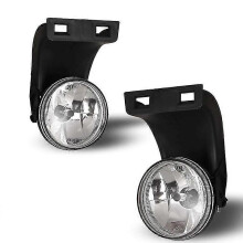 Mistlampen met heldere lens voor de voorbumper van een Ram 94-02. Autoaccessoires.