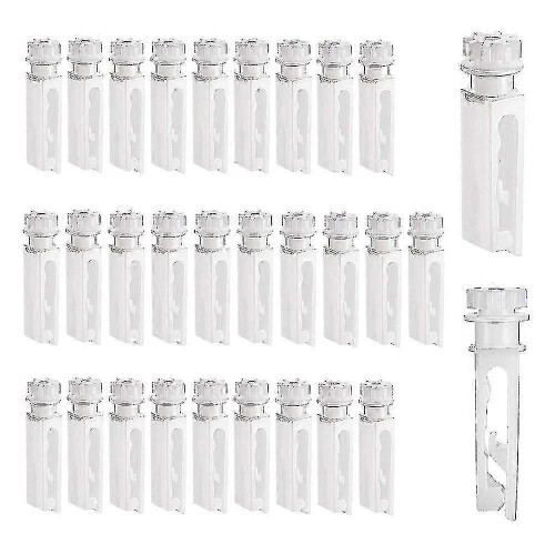 30 pcs Vertical Blind Replacement White Stems