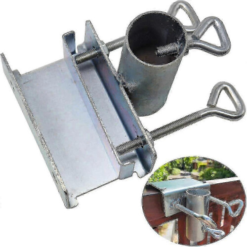Parasolhouder voor balkon, tuin, strand, boot, terras 2