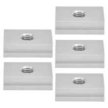 5 stuks houtbewerkingsschuifjes van aluminiumlegering, nauwkeurige afmetingen, plat, vormvast, duurzaam, houtbewerkingscomponent M8
