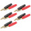 5Set U17 4mm Banana Plug GoldPlated Flame Retardant Electrical Testing Accessory 1
