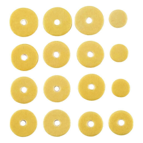 16 pcs Flute Leather Pads Replacement Durable Exquisite Wind Inst ent
