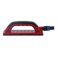 Stofvrij slijpblok, handmatige stofafzuiging, polijst- en schuurmachine met klittenbandsluiting, 23 cm
