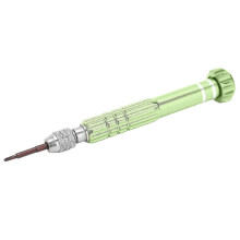 5?in?1 Screwdriver Aluminum Alloy Hardware Tools for Watch Jewelry Phone MaintenanceGreen