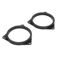 2 stuks autoluidsprekerringen mat zwart auto-audio vervangingsonderdeel voor Nissan