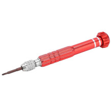 5?in?1 Screwdriver Aluminum Alloy Hardware Tools for Watch Jewelry Phone MaintenanceRed