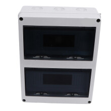 Verteilerkasten 24-fach IP65 wasserdichtes Kunststoff-Anschlussgehäuse mit transparentem Deckel für MCB